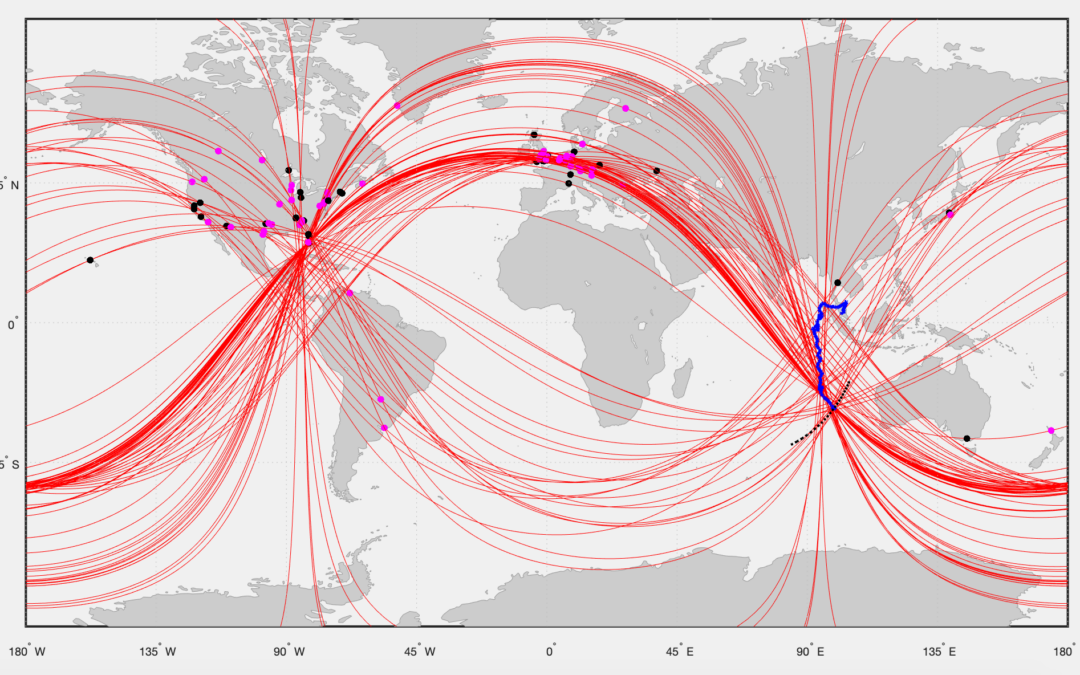 WSPR Aircraft Tracking